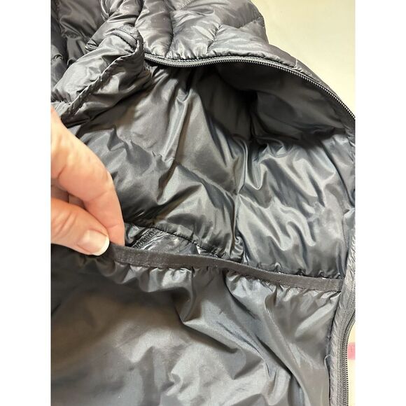 REI Mens  CO-OP Puffer Vest Black Recycle Nylon 80% Down Winter Ski Pockets READ - Picture 10 of 13
